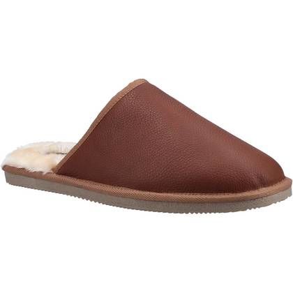 Skechers Expected X Larmen Tan Mens slippers 66445